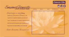 Desktop Screenshot of empowerfitnessllc.com